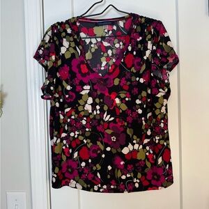 Tommy Hilfiger Floral Print short Sleeve Top